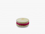 Macaron Framboise coeur Pistache